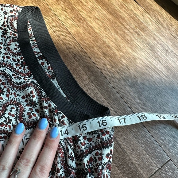 A.L.C. Paisley Printed Silk Sandra Dress size 8 - Picture 6 of 9